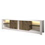 Hanah Home Soporte de TV Blanco y Roble